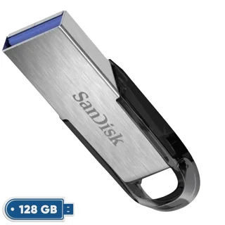 فلش مموری سندیسک مدل CZ73 ظرفیت 128 گیگابایت با بدنه فلزی، رابط USB 3.0 و سرعت انتقال 150 مگابایت ب